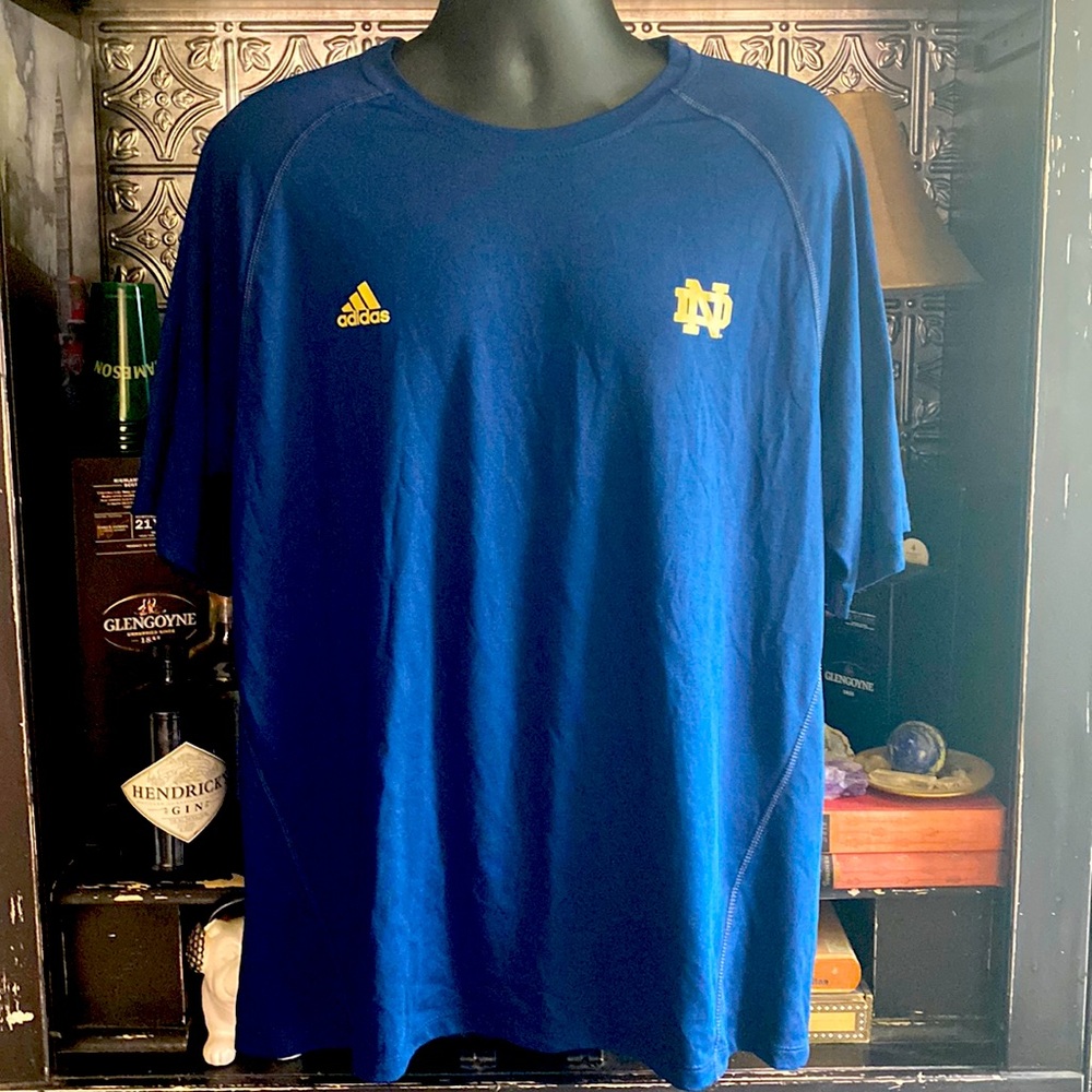 ADIDAS Climalite DriFit Norte Dame shirt Size XL